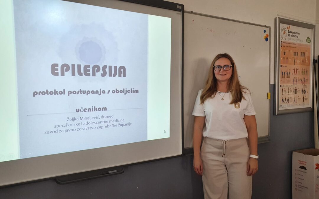 Predavanje školske liječnice o Protokolima u hitnim zdravstvenim situacijama