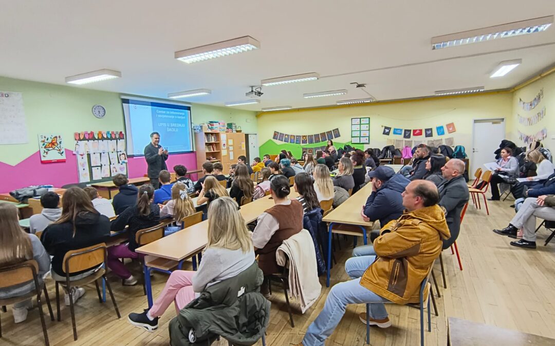 PROFESIONALNO USMJERAVANJE – PREDAVANJE CISOK-a ZA UČENIKE I RODITELJE 8. RAZREDA