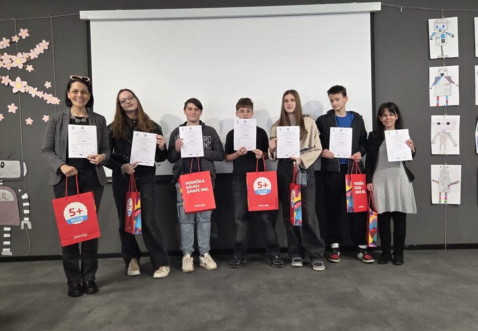 Osvojeno 2.mjesto na državnoj razini natjecanja Clil-robotike