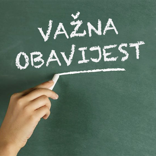 Poštovani roditelji, skrbnici, dragi učenici!